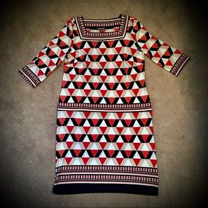 Roz & Ali Women’s Square Neck Dress